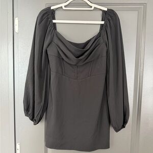 Princess Polly Black Long Sleeve Dress